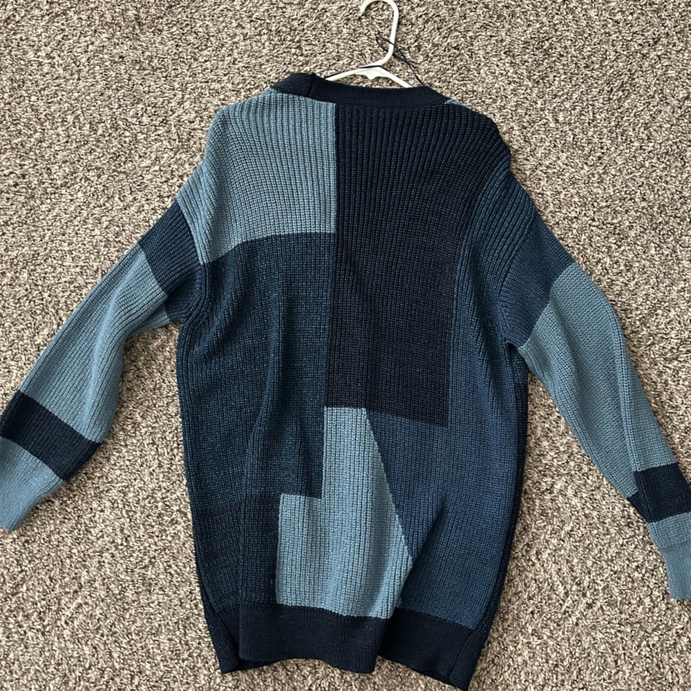 Zara Blue Sweater Cardigan - Picture 2 of 4